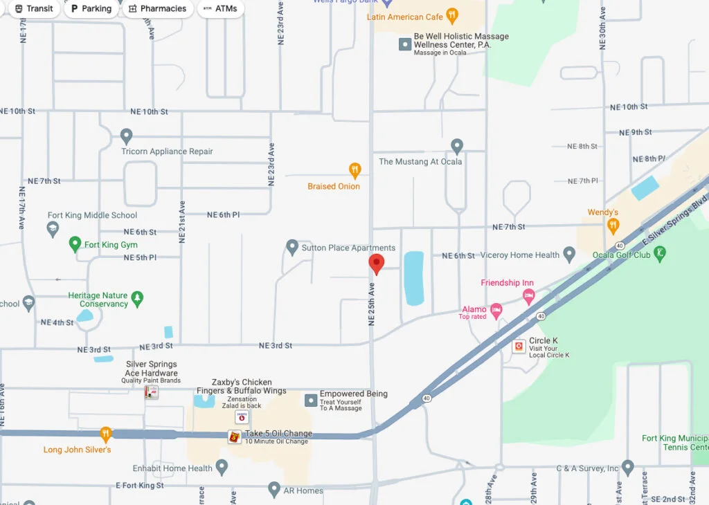 Map of Brick City Title's NE Location